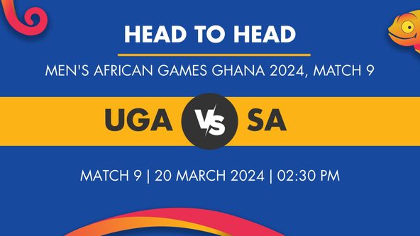 UGA vs SA Player Stats for Match 9, UGA vs SA Prediction Who Will Win Today's Men's African Games Ghana Match Between Uganda and South Africa