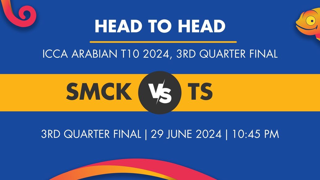 SMCK vs TS Player Stats for 3rd Quarter Final, SMCK vs TS Prediction Who Will Win Today's ICCA Arabian T10 Match Between Smart Cube Kings 11 and Top Stars