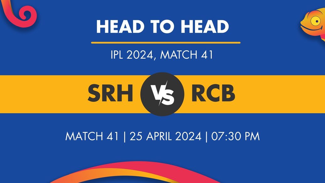 SRH vs RCB Player Stats for Match 41, SRH vs RCB Prediction Who Will Win Today's IPL Match Between Sunrisers Hyderabad and Royal Challengers Bengaluru