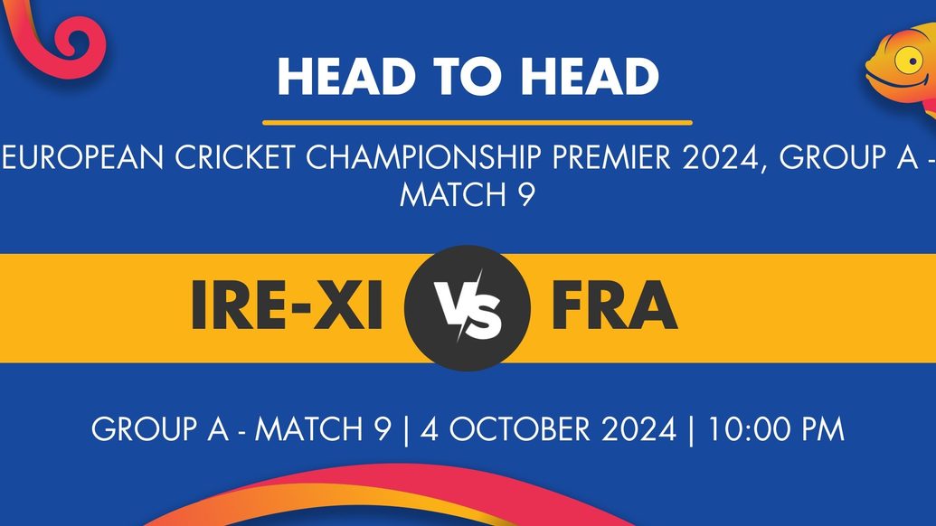 IRE-XI vs FRA Player Stats for Group A - Match 9, IRE-XI vs FRA Prediction Who Will Win Today's European Cricket Championship Premier Match Between Ireland XI and France