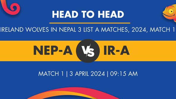 NEP-A vs IR-A Player Stats for Match 1, NEP-A vs IR-A Prediction Who Will Win Today's IR-A in NEP, 3 List A Matches Match Between Nepal A and Ireland Wolves