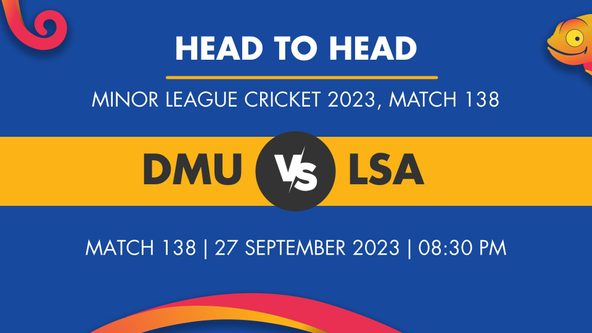 DMU vs LSA Player Stats for Match 138, DMU vs LSA Prediction Who Will Win Today's Minor League Cricket Match Between Dallas Mustangs and Lone Star Athletics