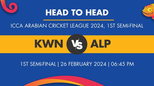 KWN vs ALP Player Stats for 1st Semi-Final, KWN vs ALP Prediction Who Will Win Today's ICCA Arabian Cricket League Match Between Karwan Cricket Club and Alif Pharma