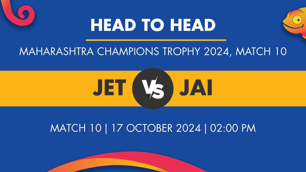 JET vs JAI Player Stats for Match 10, JET vs JAI Prediction Who Will Win Today's Maharashtra Champions Trophy Match Between Jets CC and Jain Irrigation