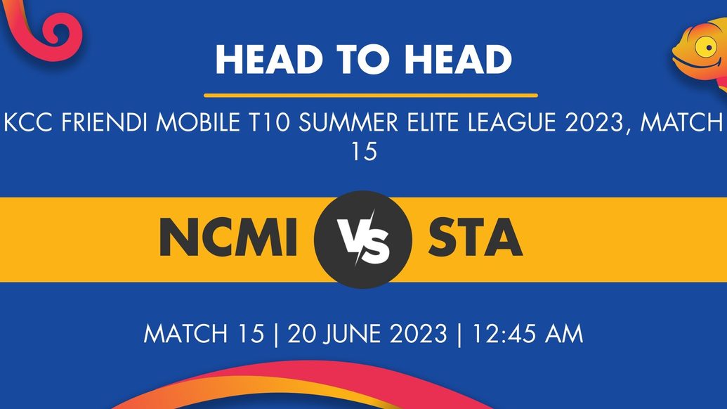 NCMI vs STA Player Stats for Match 15, NCMI vs STA Prediction Who Will Win Today's KCC FRiENDi mobile T10 Summer Elite League Match Between NCM Investment and Stack CC