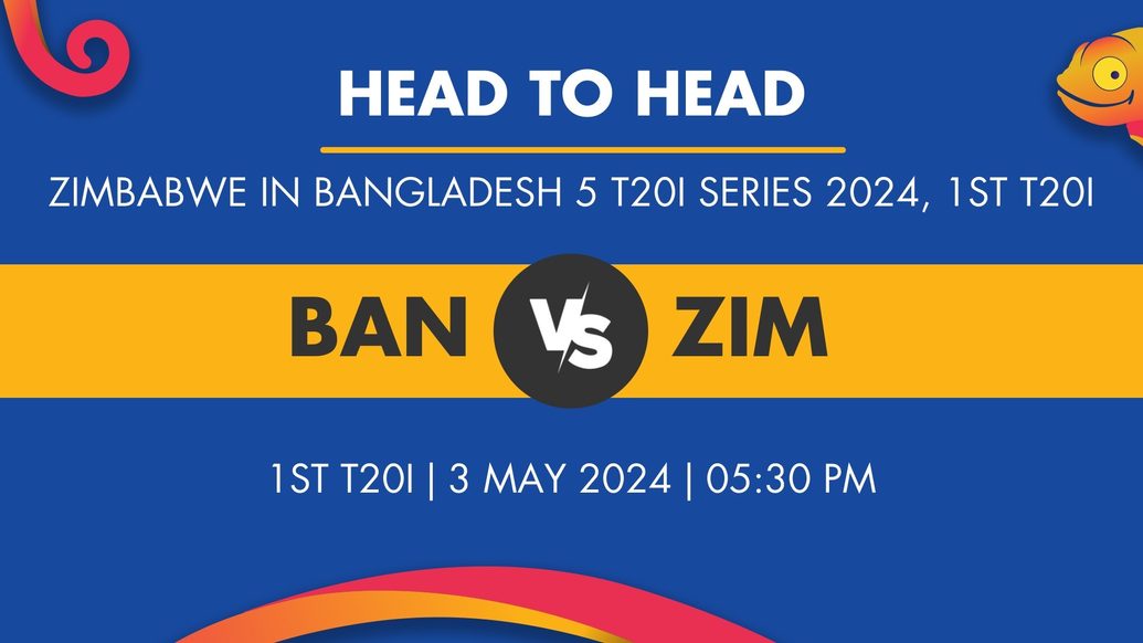 BAN vs ZIM Player Stats for 1st T20I, BAN vs ZIM Prediction Who Will Win Today's ZIM in BAN, 5 T20Is Match Between Bangladesh and Zimbabwe
