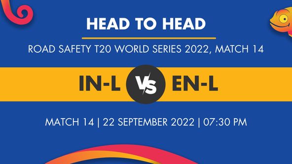 IN-L vs EN-L Player Stats for Match 14 - Who Will Win Today's Road Safety T20 World Series Match Between India Legends and England Legends