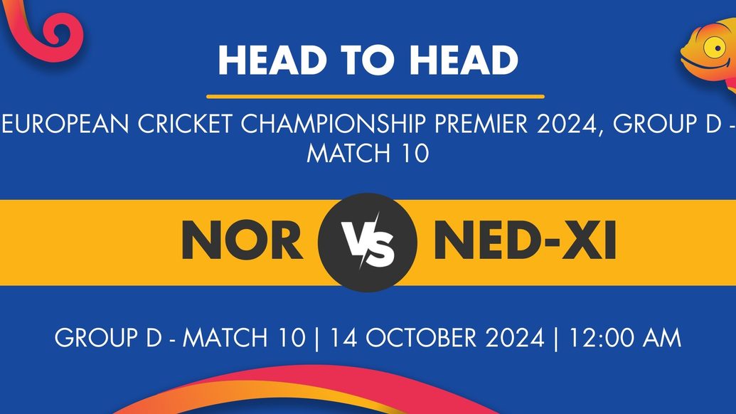 NOR vs NED-XI Player Stats for Group D - Match 10, NOR vs NED-XI Prediction Who Will Win Today's European Cricket Championship Premier Match Between Norway and Netherlands XI