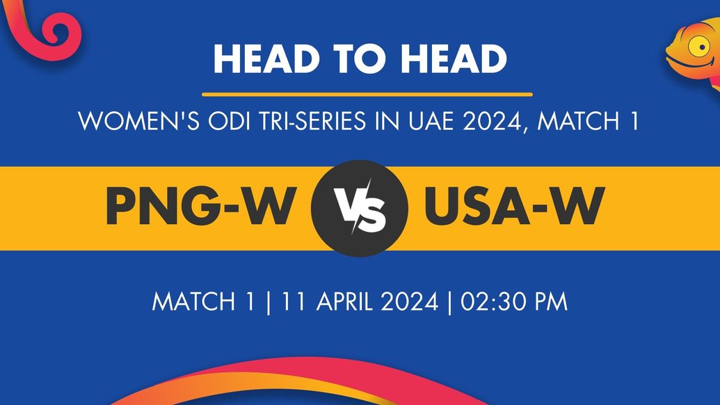 PNG-W vs USA-W Player Stats for Match 1, PNG-W vs USA-W Prediction Who Will Win Today's Women's ODI Tri-Series in UAE Match Between Papua New Guinea Women and USA Women